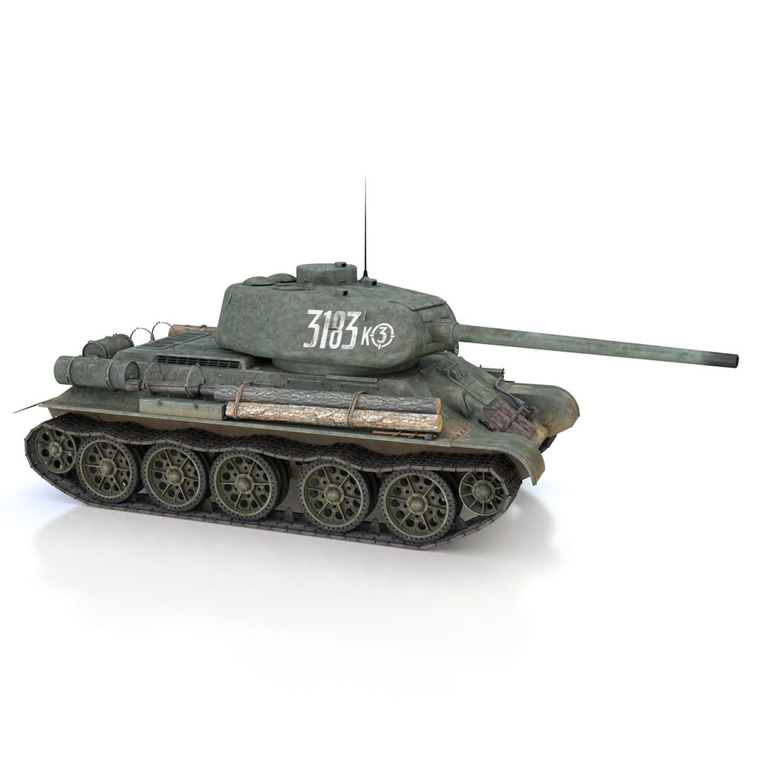 t-34-85 - tank 3D https://p.turbosquid.com/ts-thumb/C0/SwcFK1/sUxVd6fo/318309/jpg/1604739204/1920x1080/fit_q87/4efa3f3e6186a6cd067e6e3b2e562b601d559d04/318309.jpg