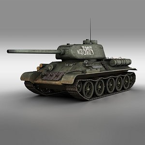 t-34-85 - tank 3D