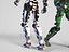 Robô humanoide com 6 opções de cores