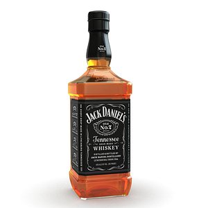 3d model jack daniel s bottle