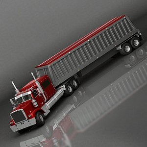 truck corn 3d model