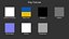 Ukraine Flag Stand Pole Animated