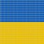Ukraine Flag Stand Pole Animated