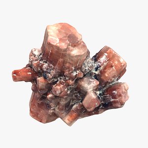 3D model Aragonite crystal