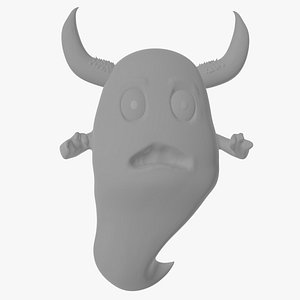 3D Ghost Cartoon model