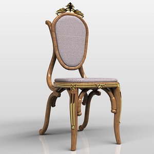 3d royal chair
