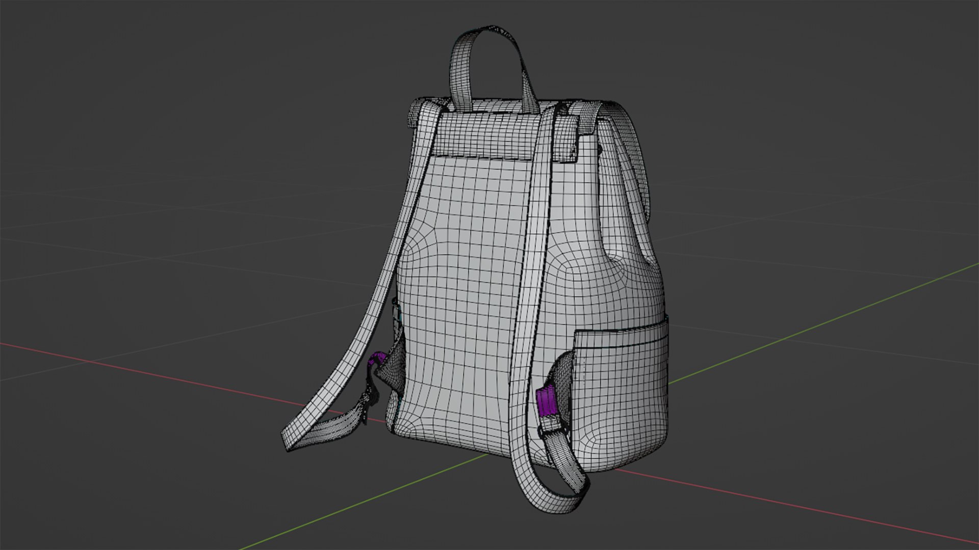 Brown Faux Leather Luxury Backpack 3D Model - TurboSquid 2227640