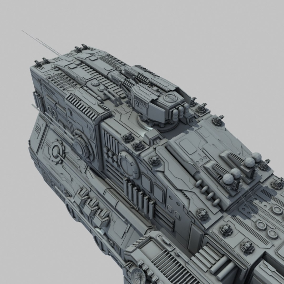 3d light cruiser - preacher model