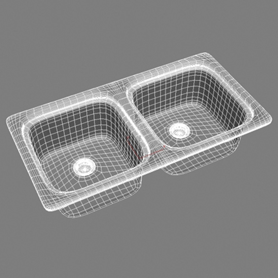 3d Model Kitchen Sink