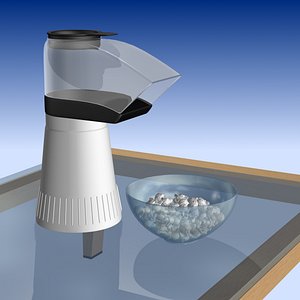 3ds max popcorn popper popped