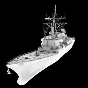 3d ddg battleship