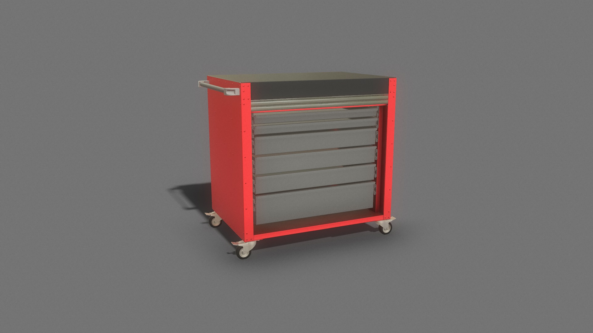 Roller Tool Box Cabinet 3D Model - TurboSquid 1431820