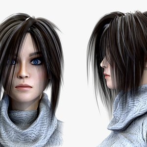 3D model Female Character Kenzie