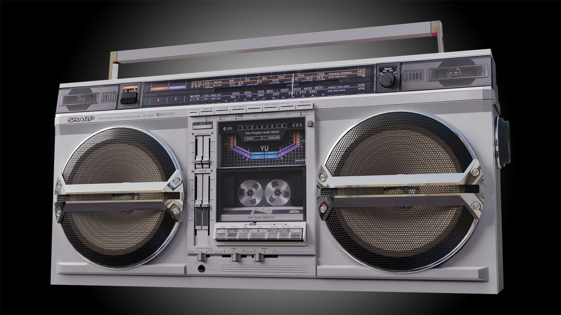 Retro Boom Box Ghetto Blaster Pack 3D model https://p.turbosquid.com/ts-thumb/C0/ga8j5H/kv/z0004/jpg/1711438251/1920x1080/fit_q87/047a9f7524c6f0628a863db2a677a420aee9d81f/z0004.jpg