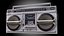 Retro Boom Box Ghetto Blaster Pack