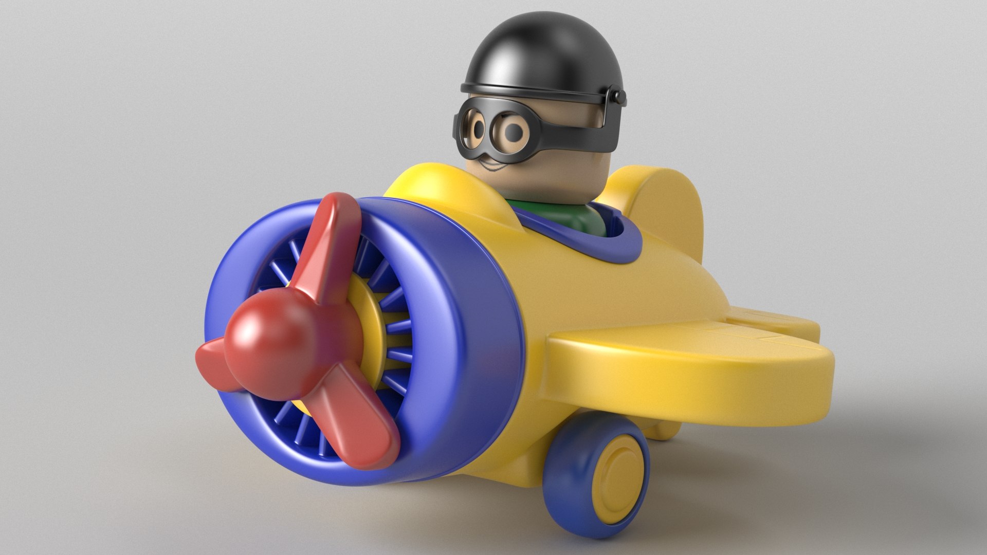Airplane toy 3D model - TurboSquid 1644645