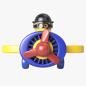 airplane toy 3D model