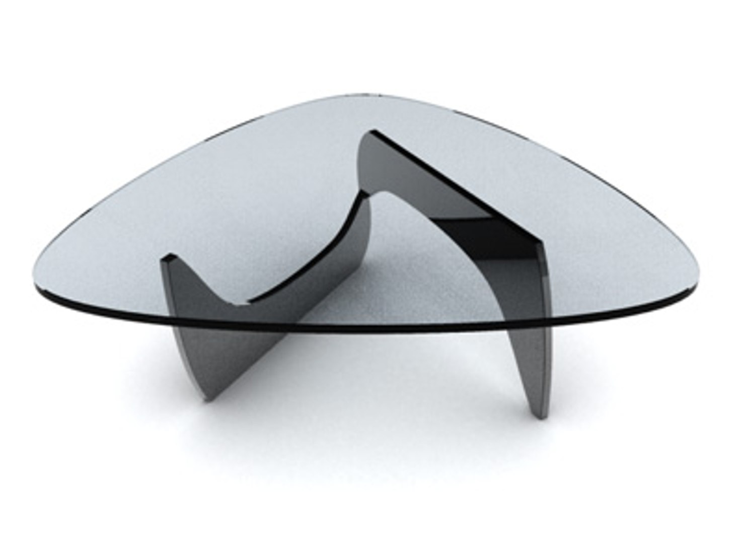 3d modern glass table model