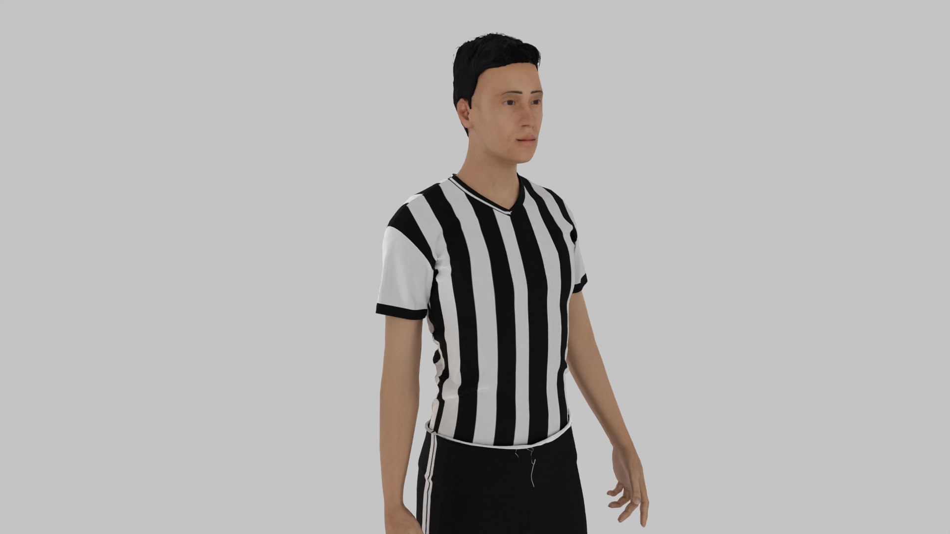 3D Footballer Model - TurboSquid 1971040