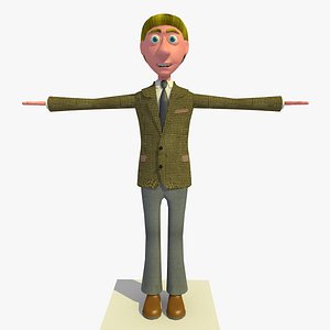 Vincent The Business Man Cartoon