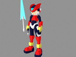 free zero animation 3d model