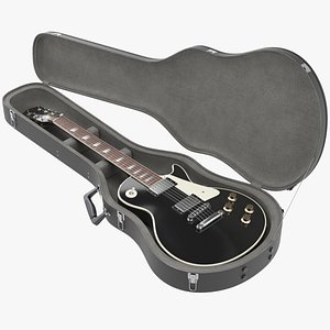 Electric Guitar In a Case model