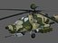 mi-28n gunship russian 3d model