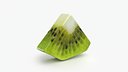 A Quarter Of A Peeled Kiwi