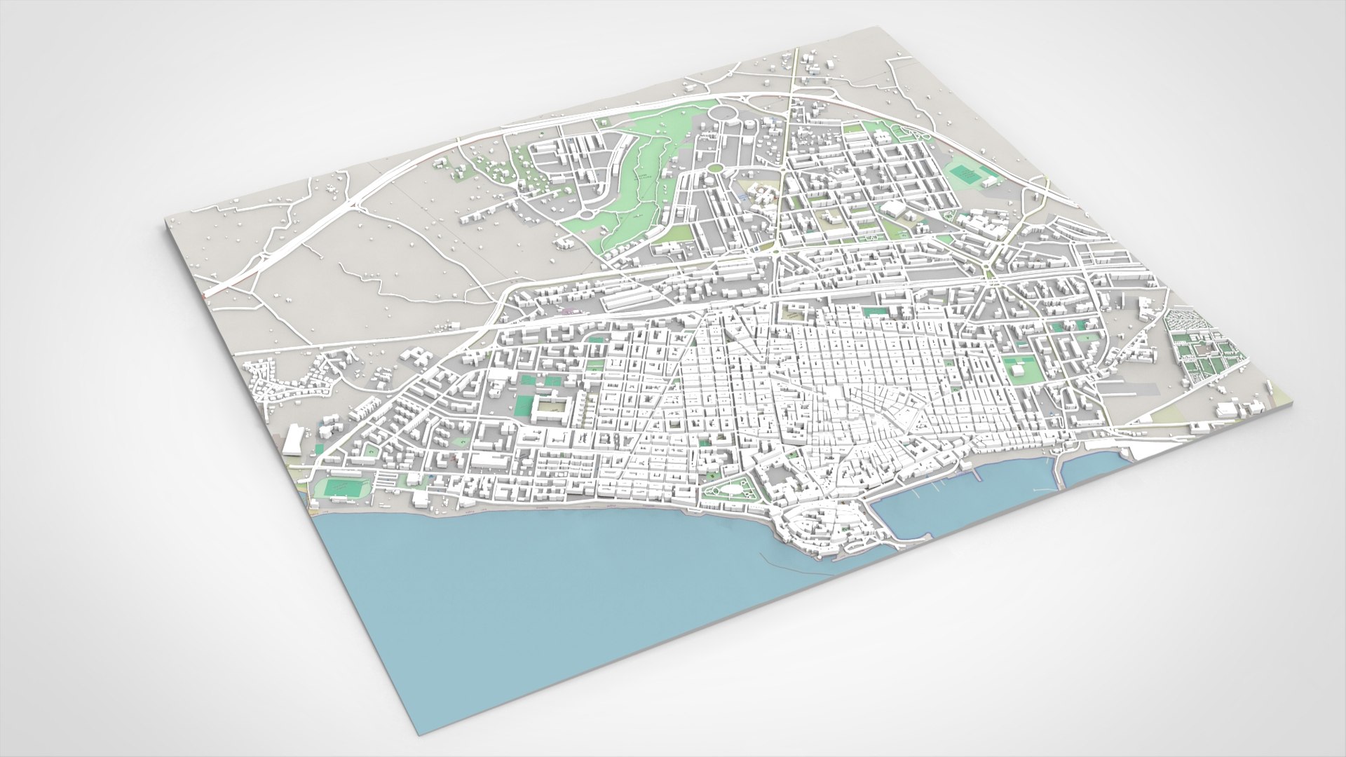 3D Model Cityscape Molfetta Puglia Italy - TurboSquid 2285312