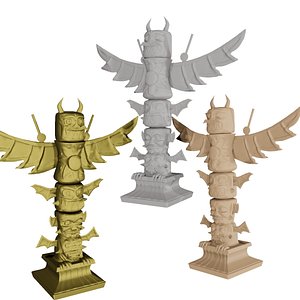 Totem pole model