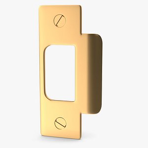 Door Strike Plate Golden V01