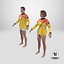 3D model Man and Woman in Dry Jacket 85
