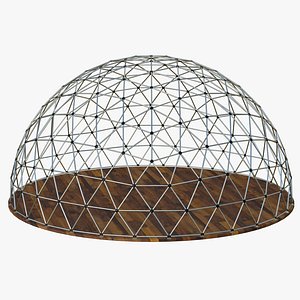 Geodesic Dome V6 3D model