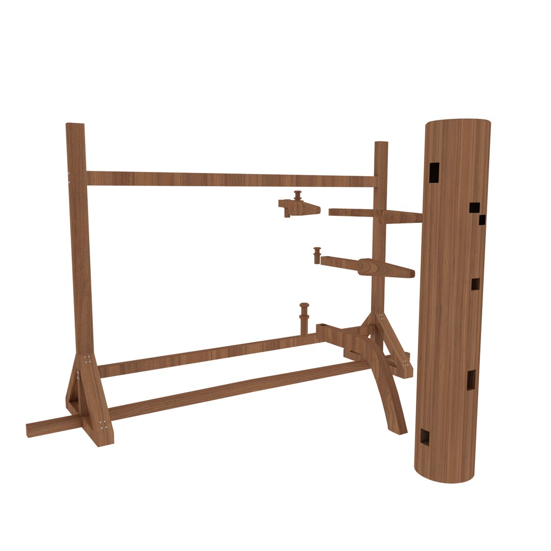 3d Model Wooden Dummy