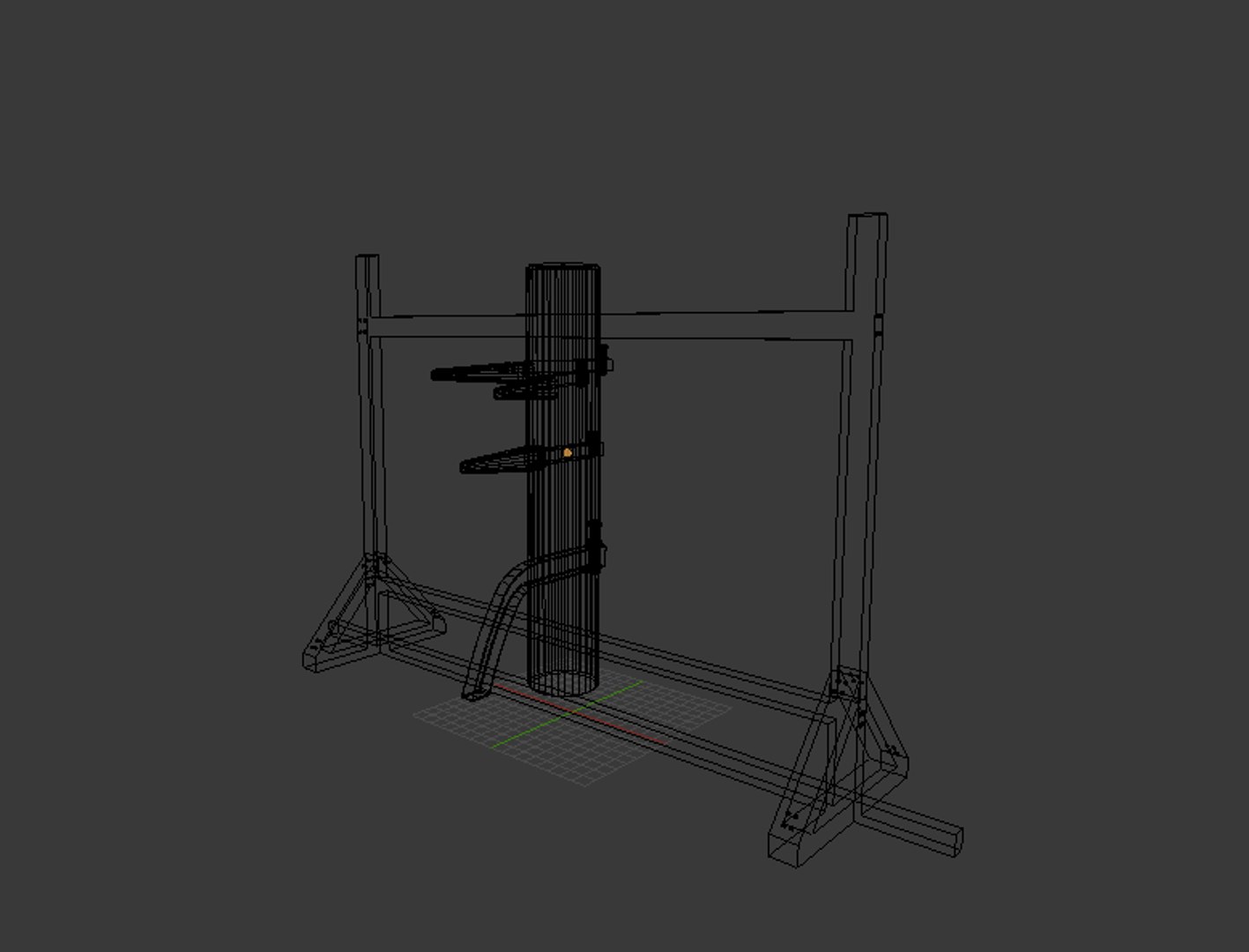 3d Model Wooden Dummy