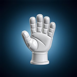 Goalkeeper Glove 3D Print Model
