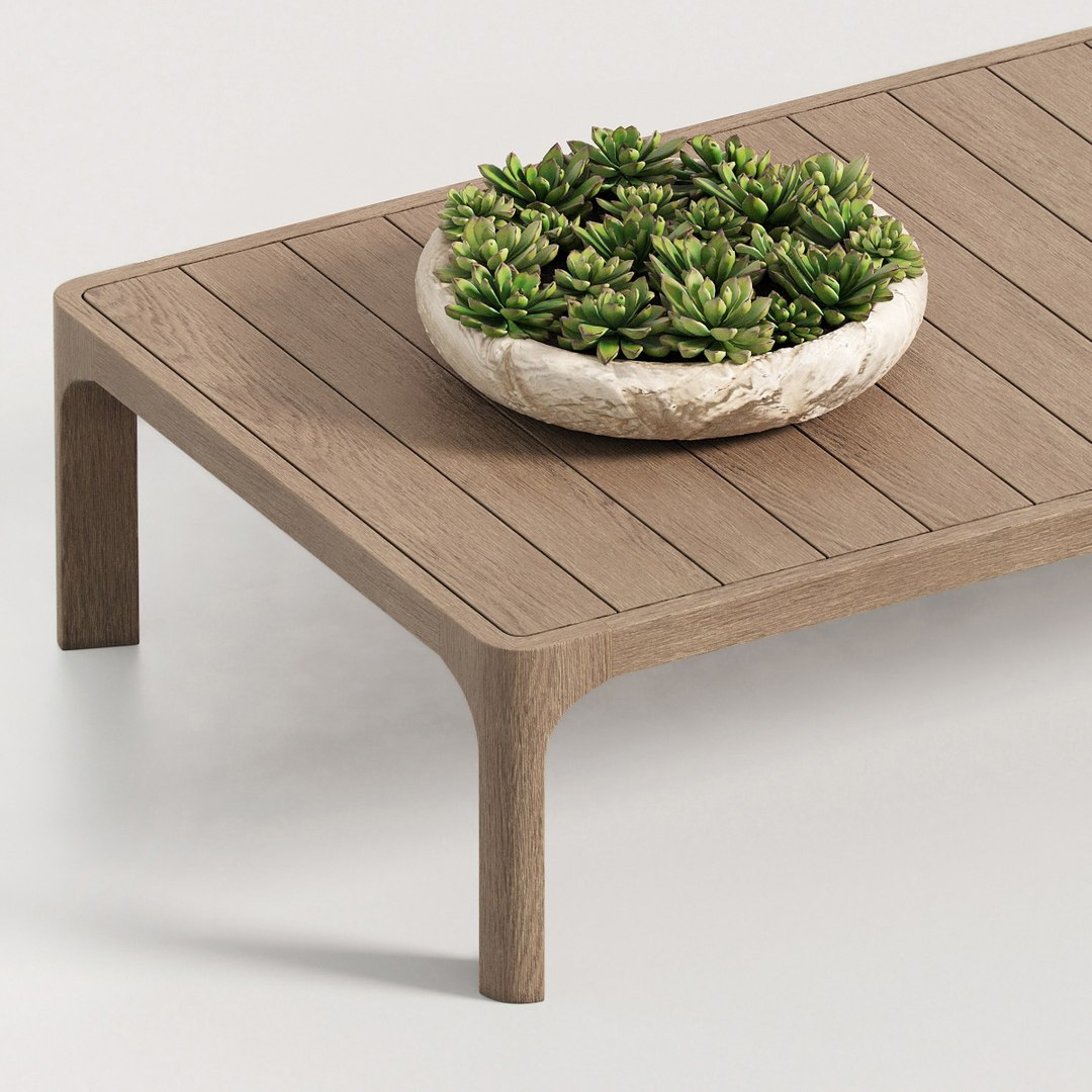 Outdoor furniture malta teak model TurboSquid 1659594