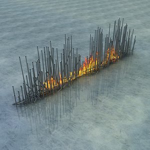 Stainless Steel Seagrass outdoor fireplace