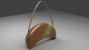 The Crescent Handbag Retro and Chic model