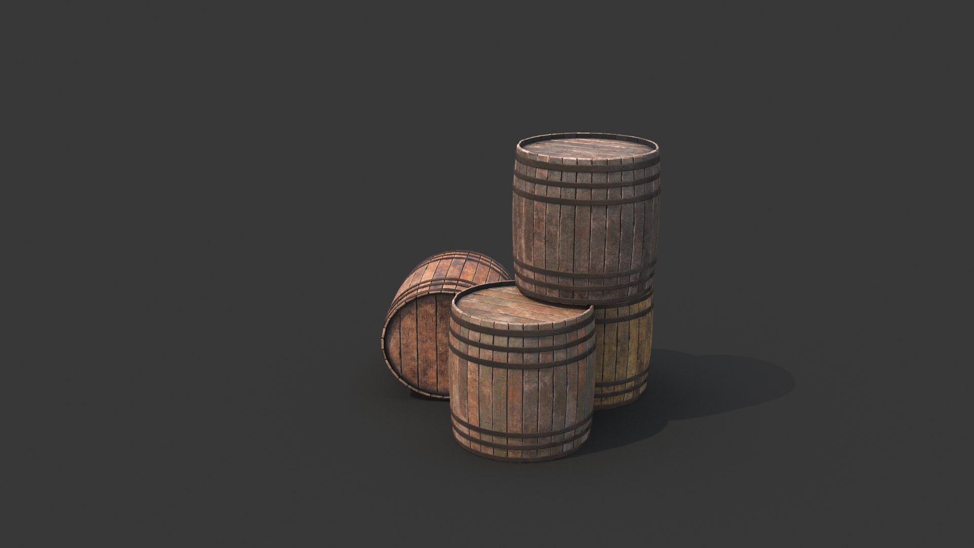 Barrel 3D model https://p.turbosquid.com/ts-thumb/C1/EI9Yx8/Kn/barrelv5_09/jpg/1680829638/1920x1080/fit_q87/8c85ea03df497d51e987f0000749d01b44aa5eb1/barrelv5_09.jpg