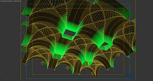 3d star lunetted vault model