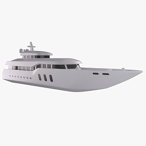 Cartoon Super Yacht  Toy