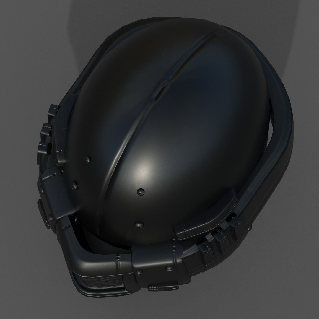 Gas mask helmet 3D model - TurboSquid 1611959
