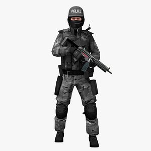 SWAT Grey Camo