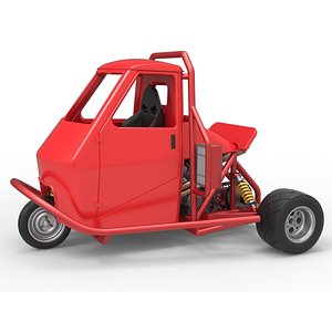 3D model Ape car proto Scale 1 to 25