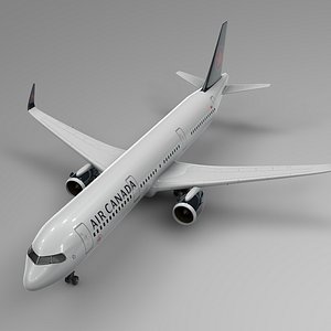 airbus 321 neo air canada 3D model
