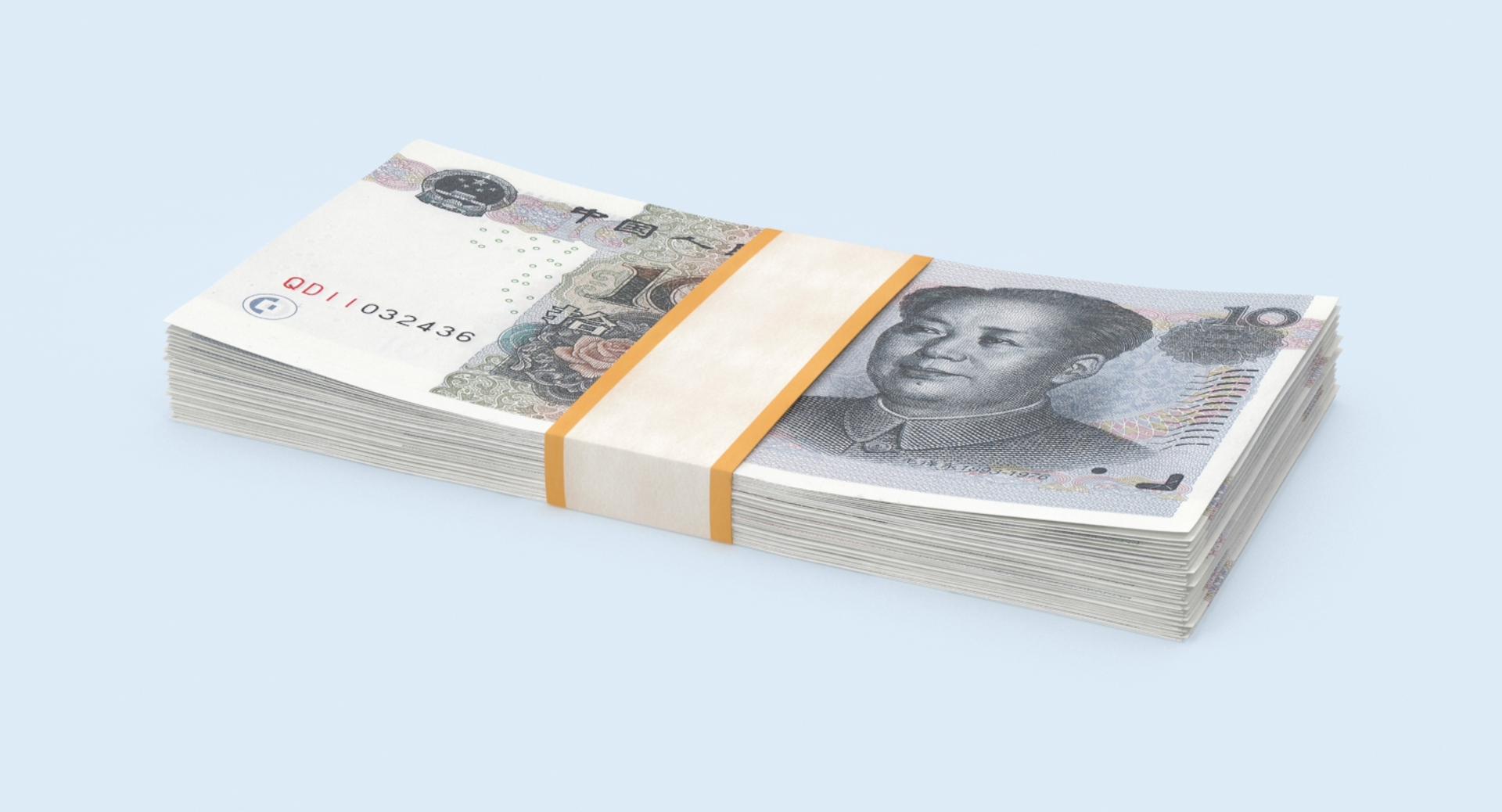10-yuan-note---stack Model | 1144915 | TurboSquid
