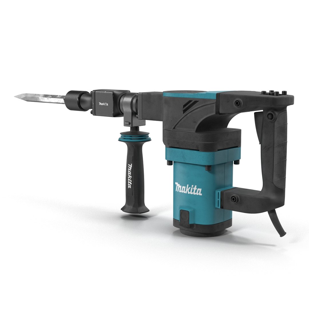 Electric Demolition Jack Hammer Makita 3D Model 3D model preview