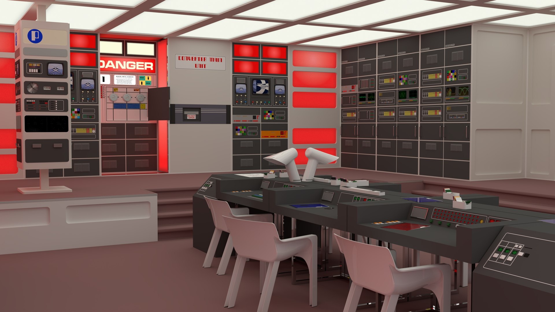 Main Power Room 3D - TurboSquid 2058808