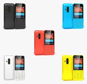 3d nokia 220 colors